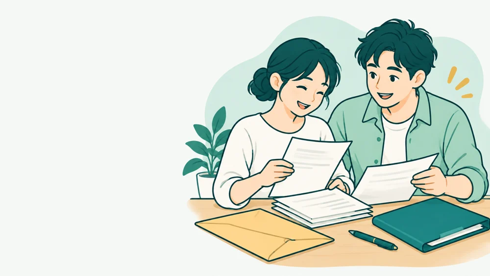 申請書類を整理する